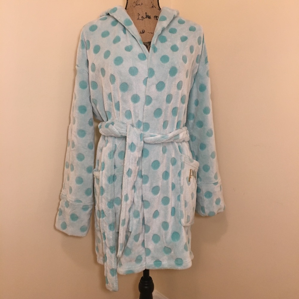 VS Pink Mint Green Robe Size XS/S